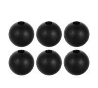 Parliky 6 Pièces Gym Wire Rope Limit Balls Set Pulley Cable Stopper with Holes Fitness Cable Connectors for Exercise Machines Easy Installation Accessories
