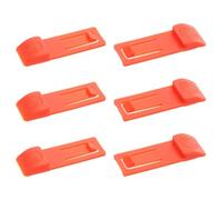 Parliky 6 pièces Kit Clips Ailerons Planche Surf Orange Fixation Rapide Stabilité Améliorée pour Kayak Paddleboard et Longboard Accessoires Durables pour Maintien Nageoires