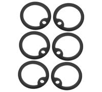 Parliky 6 pièces Silicone Dog Id Tag Protectors Small Dog Tag Sleeves for Noise Reduction Soft Covers Comfortable and Protective