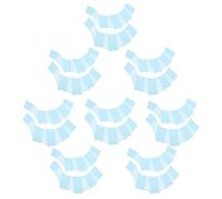Parliky 8 Paires Palmes de Natation en Silicone pour Adultes Design Vibrant, Améliore Les Techniques de Plongée et Entraînement, Accessoires d'eau Palmés pour Natation