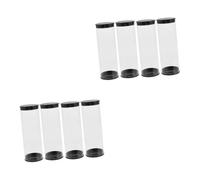 Parliky 8 Pièces Baril de Golf contenants de balles de Golf Transparents Cartouche de Balle de Tennis présentoir de Golfs récupérateur de Balle de Tennis Panier de Golf Cas Petit écran PVC