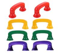 Parliky 8 pièces Jouets Téléphoniques à Chuchotement Éducatifs Plastique Abs pour Garçon Fille Amélioration Motricité Fine Coordination Œil Main Reconnaissance des Formes Couleurs