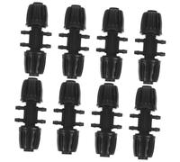 Parliky 8 pièces Kit de Raccords Barbelés Plastique pour Irrigation Goutte à Goutte Connecteurs Adaptateurs pour Tuyaux Arrosage Jardin Installation Facile pour Système Automatique