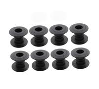 Parliky 8 pièces Lot de Butées Plastique Noires pour Table de Football Accessoires Durables pour Roulements de de Remplacement pour Jeu de Football de Table
