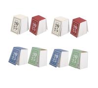 Parliky 8 Pièces Mini Tear-off Desk Calendar Vintage Aesthetic Compact Personal Organizer For Office And Study Table Decor