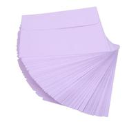 Parliky 80 Enveloppes en Papier Vierges Lavande Format Mini pour Invitations Cartes de Visite et Documents Lot Pratique pour Mariage Anniversaire et Occasions Spéciales