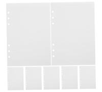Parliky 80 Feuilles Recharge Papier Lignées Papier Rechargeable pour Classeur Agenda Cahier et Lisse