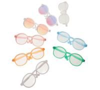 Parliky 8Pcs Lunettes De Soleil pour Chien De Petite Race Lunettes De Soleil Œil De Chat Accessoires De Cosplay pour Chat Mignon pour Chien De Accessoires pour