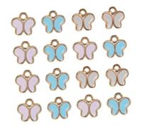 Parliky 90 Pièces Pendentif Petite Chrysalide Couleur Soi-même Breloque Émail pour Création de Bijoux Accessoire pour DIY Couleur Aléatoire