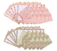 Parliky 90 pièces Set de Papeterie avec Papier à Lettres Imprimé Fleurs Papiers et Enveloppes par Lot Surface Lisse pour Écriture Élégante Correspondance Traditionnelle