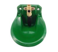 Parliky Abreuvoir Automatique pour Moutons et Chèvres Plastique Vert avec Valve Distributeur Eau Stable pour Élevage de Petits Animaux