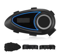 Parliky Accessoires de Moto écouteur sans Fil Fournitures de Moto pour Les Hommes Casque sans Fil Casque Accessoires de vélo de saleté ABS Black