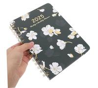 Parliky Agenda Hebdomadaire et Mensuel Reliure Spirale Planificateur de Poche pour Rendez et Objectifs Calendrier Compact pour Organisation Quotidienne et Scolaire