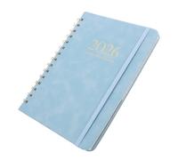 Parliky Agenda Planner avec Couverture PU Cuir Organiseur Mensuel Cahier Journalier et Semainier pour Gestion Quotidienne et Suivi Objectifs