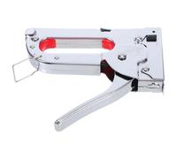 Parliky Agrafeuse Manuelle Multifonction pour Clous Droits Clous Acier et Châssis Toile Outil d'Agrafage pour Tapisserie Réparation Ameublement Travaux Bois Compact et Léger Usage