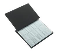 Parliky Album de Rangement pour Badges Relié Collector PU Cuir avec Pochettes Transparentes Protège Rayures et Poussière Bleu pour Amateurs de Collections