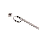 Parliky Anneau de Traction pour Doigt en Métal Argenté, Accessoire Léger de Remplacement pour Trompette et Cornet, Lot de 2 Pièces pour Amateurs de Trompette