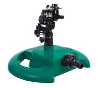 Parliky Arroseur Pelouse Rotatif Automatique pour Jardin Système Irrigation Plastique Vert Pulvérisateur Bras Oscillant Amovible Arrosage Automatique pour Plantes et Pelouses