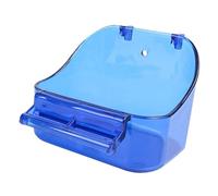 Parliky Bac de Bain pour Oiseaux Petit Perroquet Parakeet Canari Cocotte Antiprojection Accessoire Cage Plastique