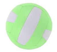 Parliky Ballon de Volley-Ball Souple Taille 5 pour Sports en Salle, Balle D'entraînement Intérieure, Matériau Solide Coutures Machine, Couleur Vert Blanc, Équipement Officiel