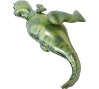 Parliky Ballon Dinosaure en Aluminium Vert Léger et Étanche, Ballon Gonflable Extra-large pour Décorations D'anniversaire et Fêtes Cosplay Garçon et Filles
