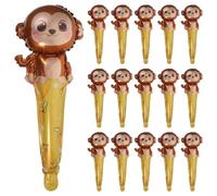 Parliky Ballons Gonflables Singe en Aluminium 50 Pièces, Bâtons D'encouragement Portables, Générateurs de Bruit pour Fêtes, Anniversaires et Événements Sportifs