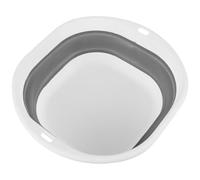 Parliky Bassine Pliable Portable pour Lavage Du Visage Petite Bassine Saine et Légère avec Crochet de Suspension pour Voyage Camping et Usage