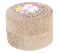 Parliky Boîte à Dents de Lait Bois Gravée Rangement pour Souvenirs Enfance Petite Boîte pour Dents de Garçon Fille Garçons et Filles Coffret Français pour Soins Dentaires Garçon Fille