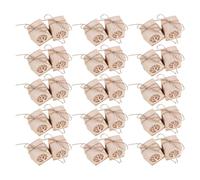 Parliky Boîte à Dragées Mariage en Papier Kraft 40 Pièces, Coffrets Ronds D’arbre de Vie Corde en Jute, Boîtes à Friandises Ajourées pour Fêtes et Présents D’invités