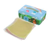 Parliky Boîte à Mouchoirs Garçon Fille Sensorielle Tissu Montessori Interactif pour Tout-petits Développement Motricité et Audition Set avec Animaux Forêt Cadeau Éducatif An
