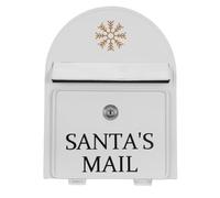 Parliky Boîte aux Lettres Murale Vintage en Fer-Blanc 25 X 19,5 X 8 Cm avec Serrure à Clé Sécurisée Petite Boîte aux Lettres Décorative pour Porte D’extérieur Résistante Maison et Bureau