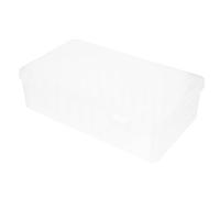 Parliky Boîte de Rangement pour Fil à Coudre Transparente Axes Organisateur Multifonction Compact pour Bobines et Aiguilles Stockage Soigné et Portable pour Couturières