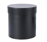 Parliky Boîte d'Emballage pour Fleurs Ronde Noire Petite Taille Jardinière Simple Réutilisable Étui Présent pour Bouquet Saint-Valentin Emballage Écologique et Léger Coffret Présent