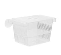 Parliky Boîte Élevage Poisson Transparente Flottante pour Aquarium Incubateur de Poissons avec Séparateur Protection des Alevins et Isolation Sécurisée