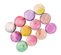 Parliky Boîtes à Bonbons Rondes en Fer-blanc 12 Pièces, Contenants Réutilisables Légers, Design Macaron Coloré, Emballage Alimentaire Diy, Rangement Friandises pour Fêtes et Usage Quotidien