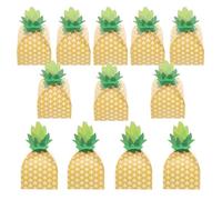 Parliky Boîtes à Dragées Ananas 20 Pcs - Coffrets Bonbons Mariage et Anniversaire - Boîte à Cotillons en Papier Décoratif - Emballage Fête Tropicale Hawaïenne, Présent Original et Festive