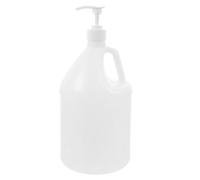 Parliky Bonbonne eau 4L en plastique HDPE avec pompe intégrée, flacon transportable pour utilisation en extérieur et intérieur