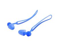 Parliky Bouchons d'Oreilles Étanches en Silicone avec Cordon Paire Unisexe Bleu Bouchon d'Oreille de Natation sous-Marin Confortable pour Hommes Femmes et Garçon et Filles Accessoires
