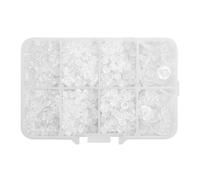 Parliky Bouchons Oreilles Transparents Multi-styles pour Boucles Oreilles Accessoires Bijoux Légers pour Fille Femme Supports et Tampons pour Création et Remplacement DIY