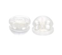 Parliky Boucles D'oreille Dos Doux Clair Silicone Remplacement Sécurité Coussinets Arrière 50PCS pour DIY Jewelry Making et Women Use