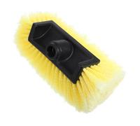 Parliky Brosse de Lavage Voiture Portable Jaune avec Tête Amovible Abs PVC Brosse pour Nettoyage Auto Sols et Entretien Camion