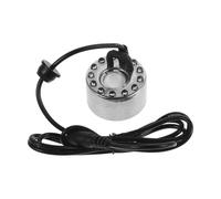 Parliky Brumisateur d'eau pour Jardin Aquatique 12 LED Clignotantes, Mini Machine à Brouillard USB 46mm, Décoration Halloween Intérieure et Extérieure, Effet Brume Épaisse pour Bassin