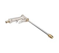 Parliky Buse Arrosage Longue Métal Argenté Jet Haute Pression pour Lavage Voiture et Jardin Embout Extensible Robuste Multifonction pour Tuyau Arrosage