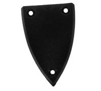 Parliky Cache Truss Rod Triangle Noir Plastique pour Guitare Électrique et Basse Protection de Rechange