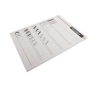 Parliky Cahier de Calligraphie Anglaise, Papier à Calligraphie Blanc, Papier, Élastique, Haute Résistance, pour Personnaliser Votre Paquet à Main, Exercices D'anglais
