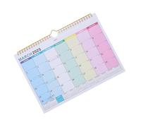 Parliky Calendrier Mural Mois Planificateur Minimaliste pour Bureau et Maison Affichage des Dates à Pratique avec Reliure Twin Wire