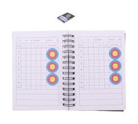 Parliky Carnet de Score de Tournoi pour Tir à L’Arc, Livret de Poche Feuilles de Suivi Précises, Accessoires de Jeux Sportifs pour Archers, Outil D’Analyse des Performances et Conditions