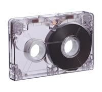 Parliky Cassette Audio Vierge 60 Bande D’Enregistrement Musicale Transparente Plastique Solide pour Enregistreurs D’Interviews et Projets DIY Format Standard pour Création Sonore et