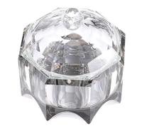 Parliky Cendrier en Cristal Pratique avec Couvercle, Bureau Maison | Smokeless Ashtray Purifier, Récipient Créatif pour Mégots, Garde le Salon Propre, Usage Office et Home