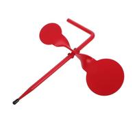 Parliky Cible Autotaraudeuse à Visser Double Face 2,5 Mm Cible D’Arbre Rotative à 360° sans Outil Résistante pour Entraînement Tir Extérieur et Jardin Pratique et Solide